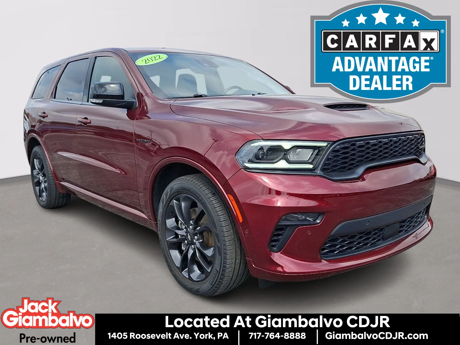 Certified Used 2022 Red Dodge R/T Plus image 1