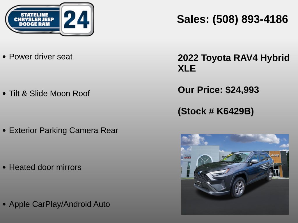 Used 2022 Gray Toyota XLE image 5