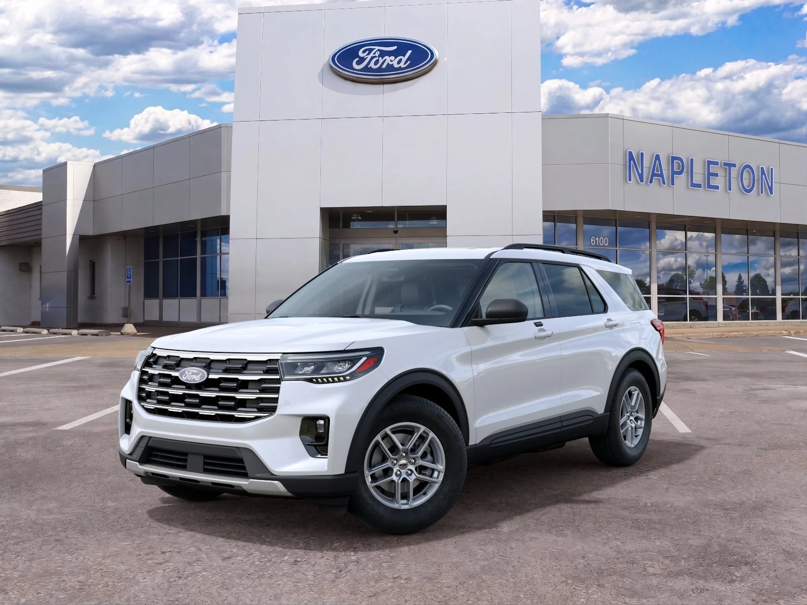 New 2027 Star White Metallic Tri-Coat Ford Active image 2