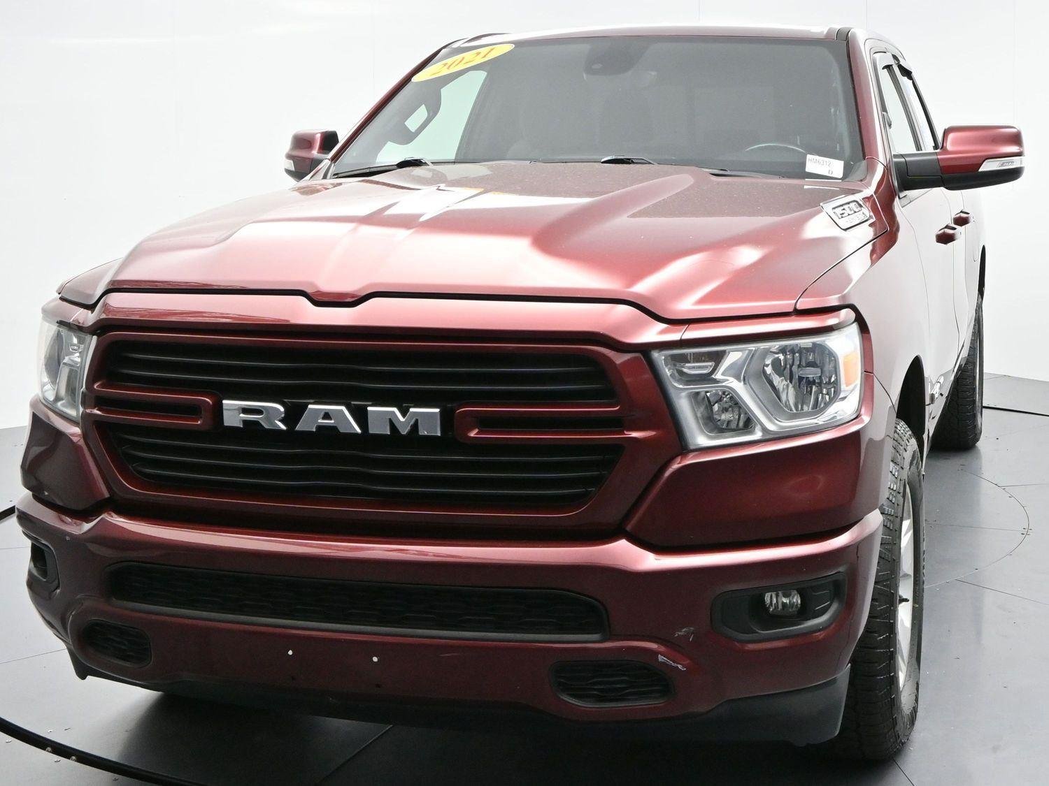 Used 2021 Delmonico Red Pearlcoat Ram Big Horn image 3