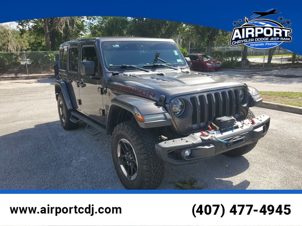 Used 2019 Gray Jeep Unlimited Rubicon image 1