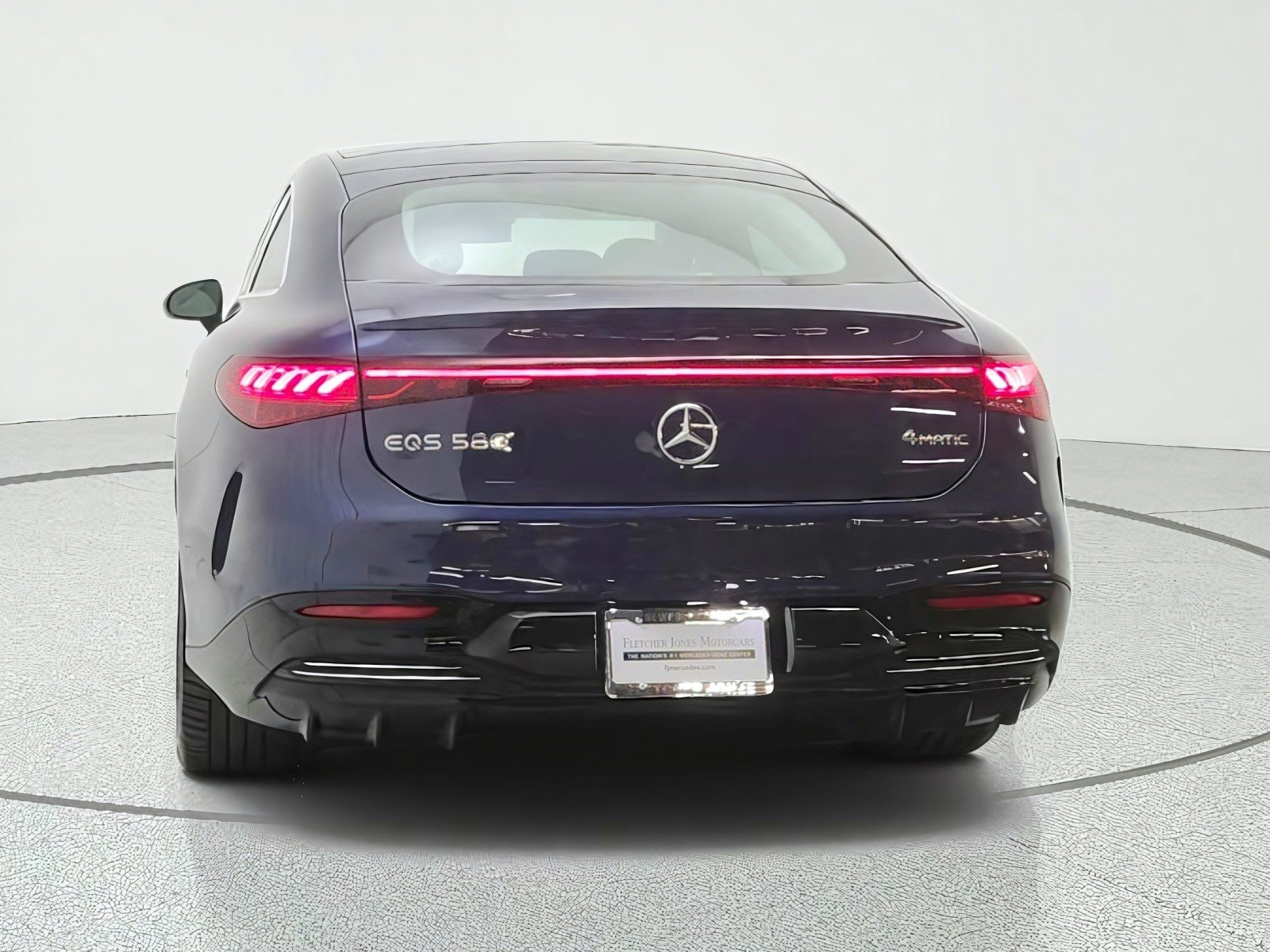 Used 2023 Twilight Blue Metallic Mercedes-Benz EQS 580 4MATIC® Sedan image 6