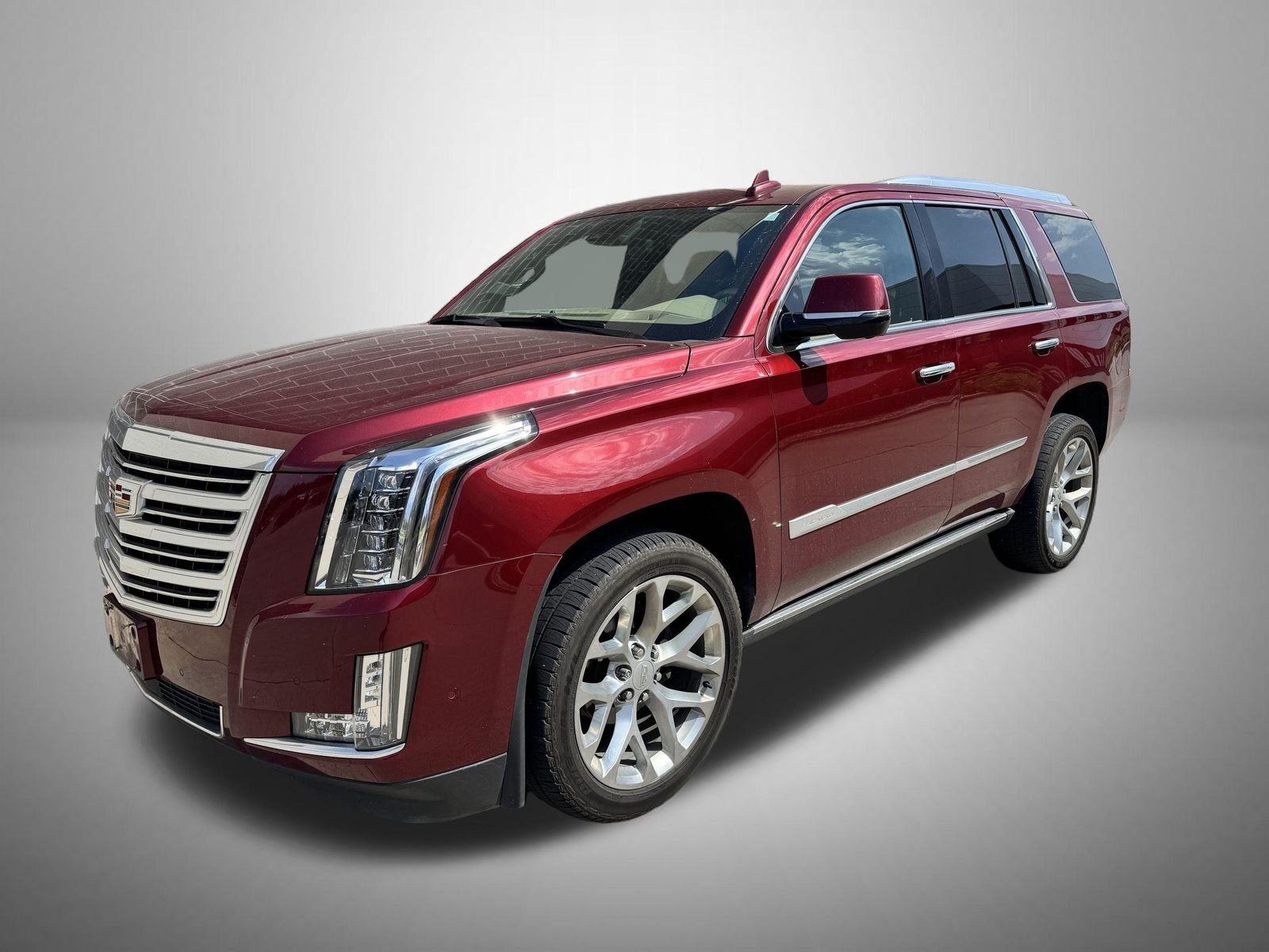 Used 2020 Red Cadillac Platinum Edition image 1