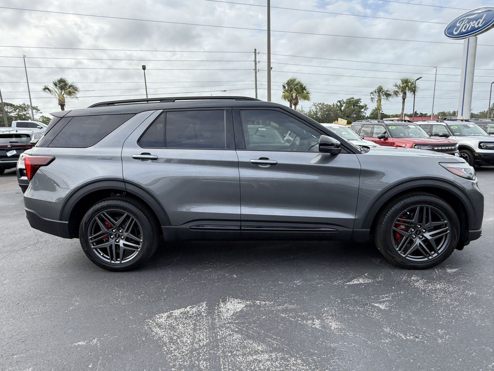 Certified Used 2025 Gray Metallic Ford ST image 3