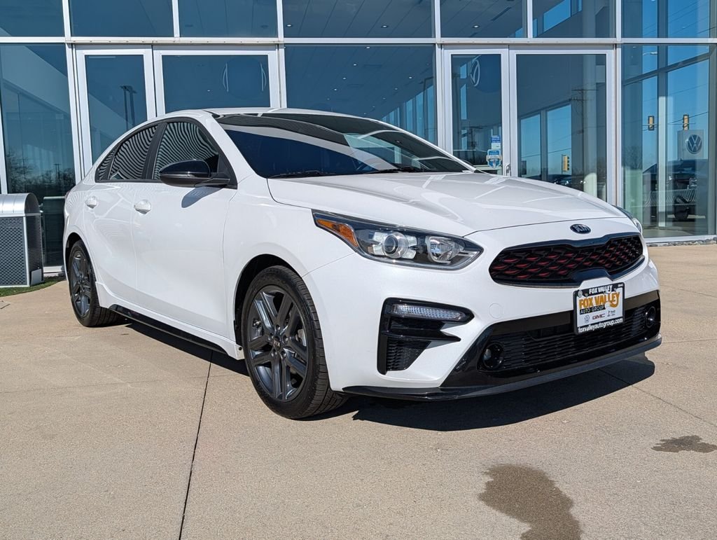 Used 2021 Kia Forte GT-Line with VIN 3KPF34AD3ME377347 for sale in Crystal Lake, IL
