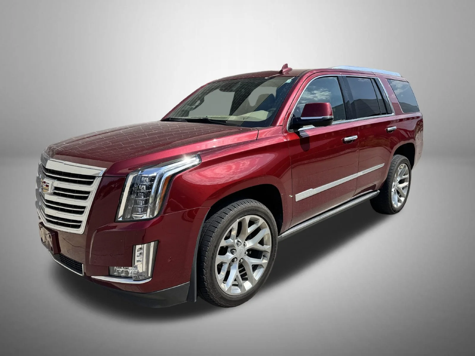 Used 2020 Red Cadillac Platinum Edition image 1