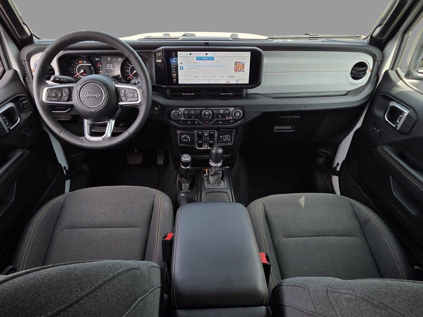 Used 2026 Bright White Clearcoat Jeep Sahara image 9