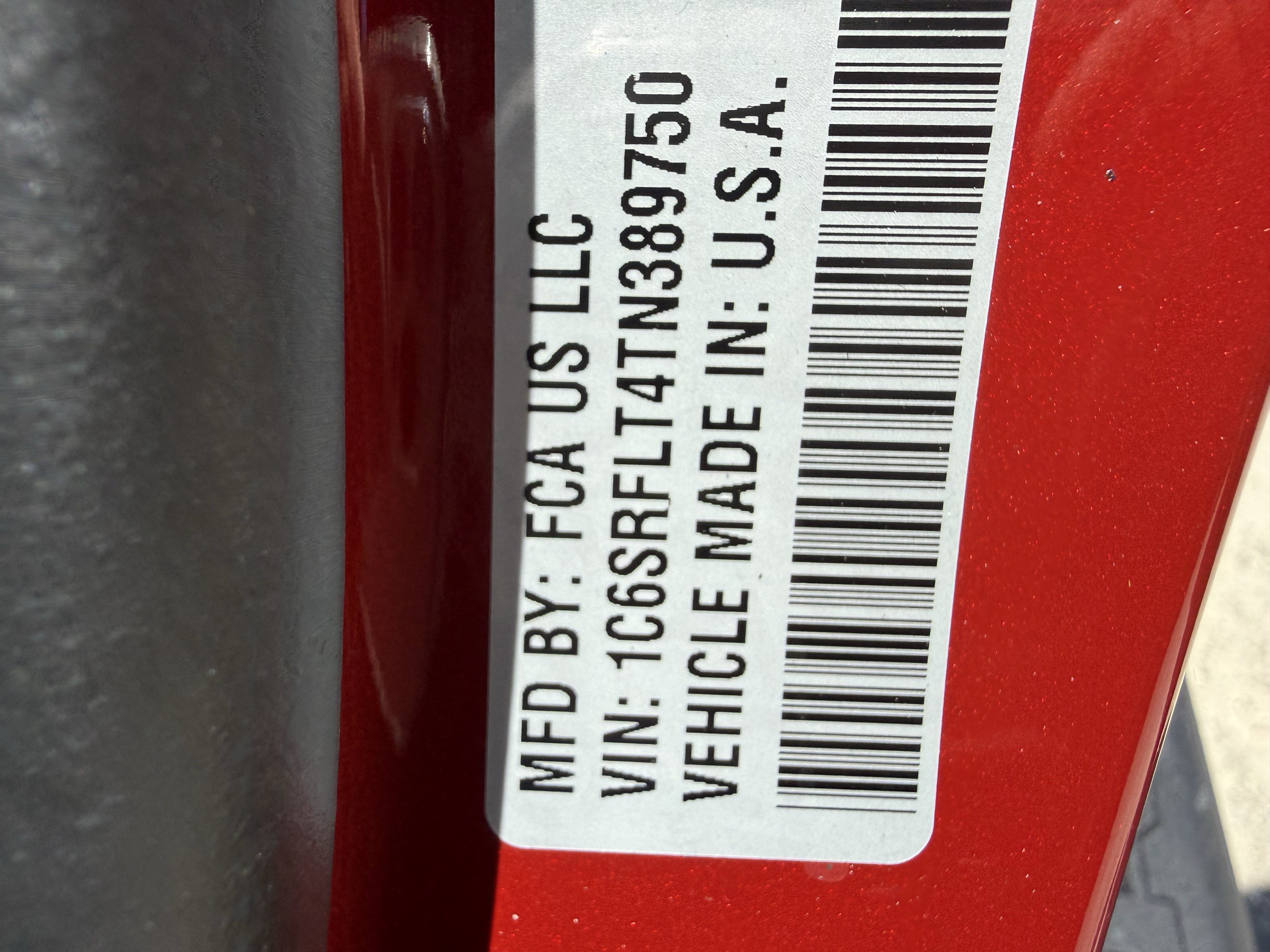 New 2026 Molten Red Pearl-Coat Exterior Paint RAM Rebel image 18