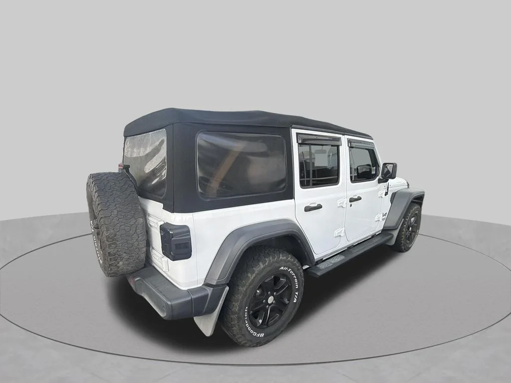 Used 2018 White Jeep Unlimited Sport S image 5