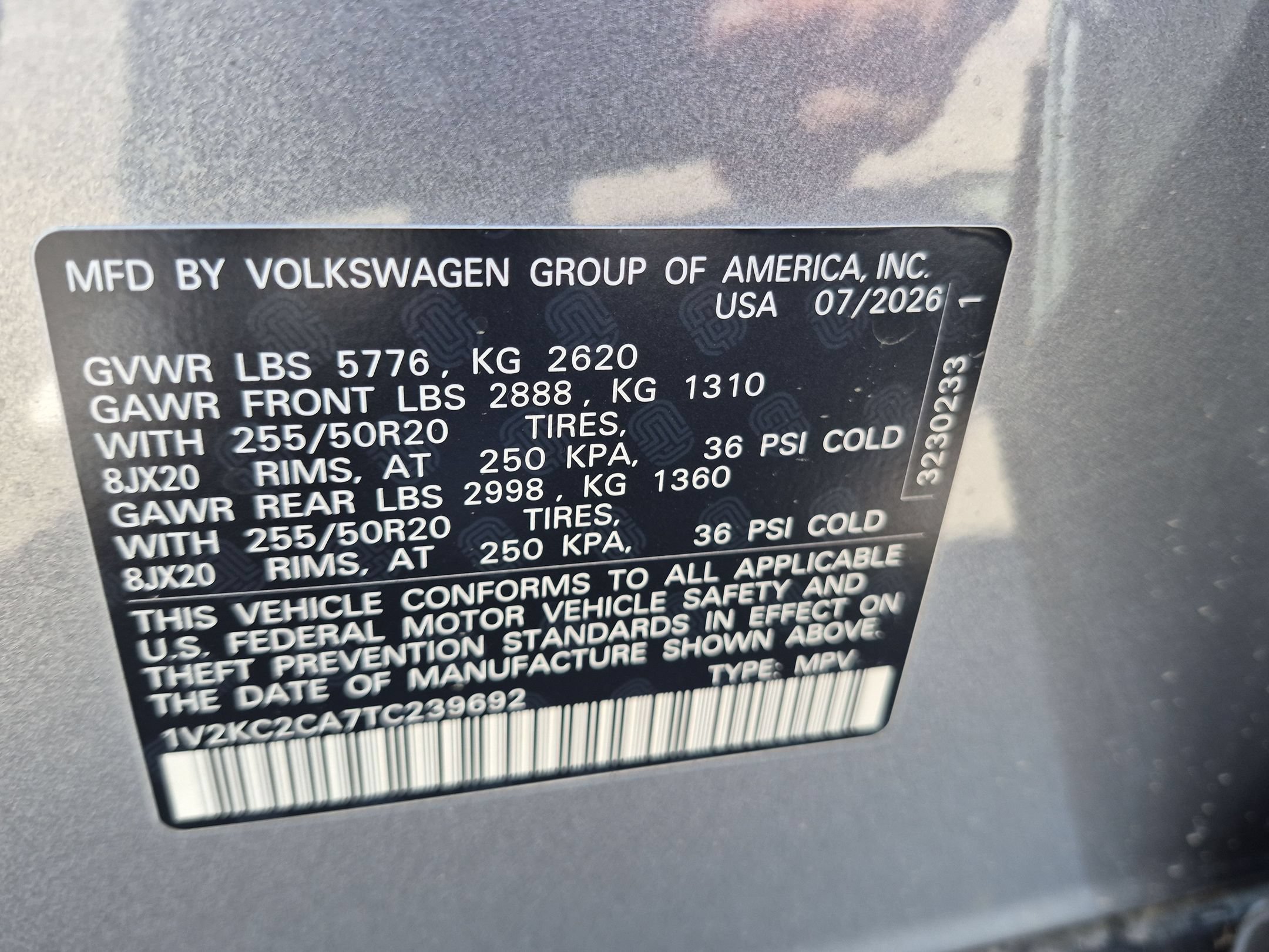 New 2026 Silver Mist Metallic Volkswagen 2.0T SE w/Technology image 17