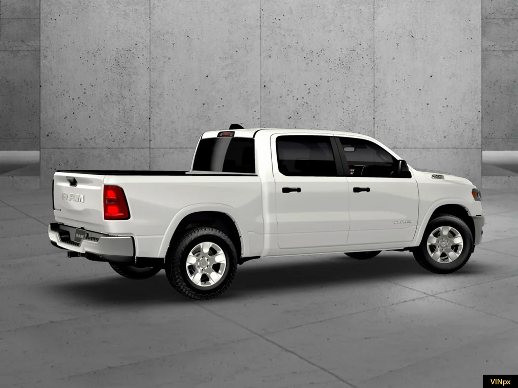 New 2026 Bright White Clear-Coat Exterior Paint RAM Big Horn/Lone Star image 7