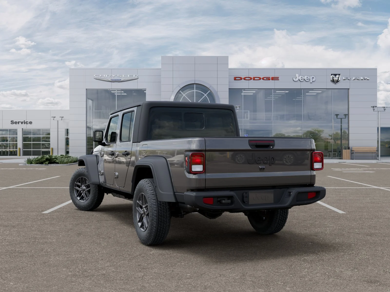 New 2025 Granite Crystal Metallic Clear-Coat Exterior Paint Jeep Sport S image 12