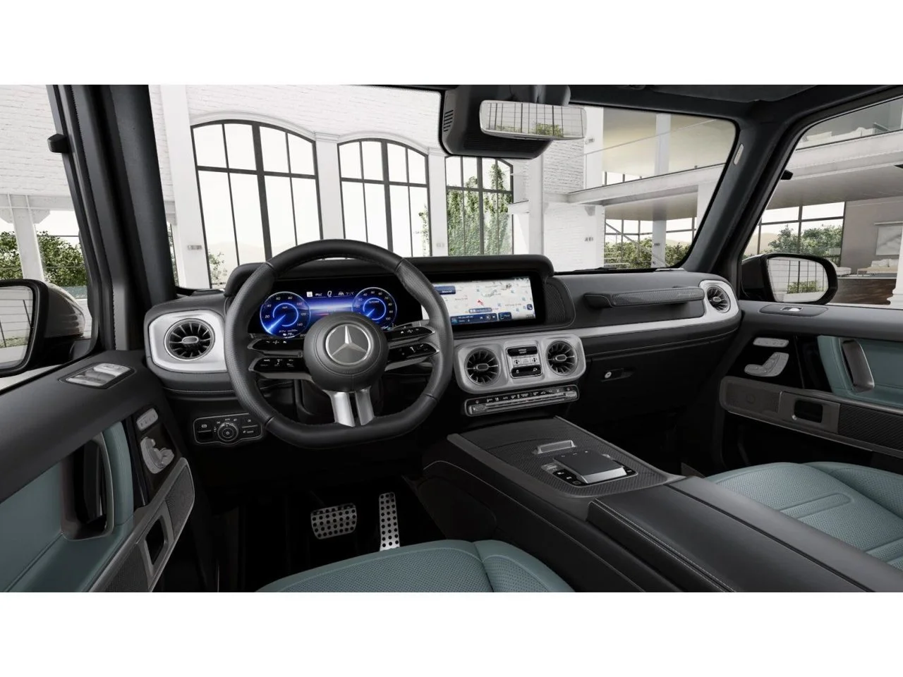 New 2027 MANUFAKTUR Graphite Metallic Mercedes-Benz G 580 image 3