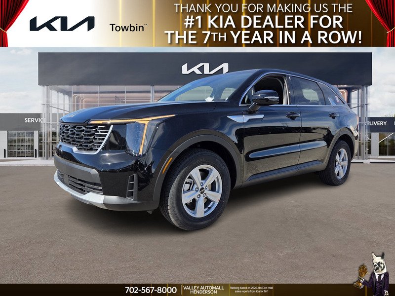 New 2026 Ebony Black Kia LX image 1