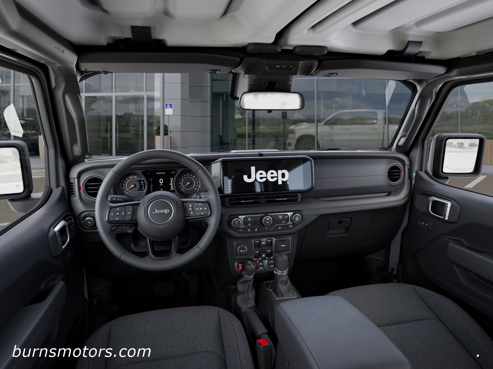 New 2026 Bright White Clear-Coat Exterior Paint Jeep Rubicon 4-Door image 14