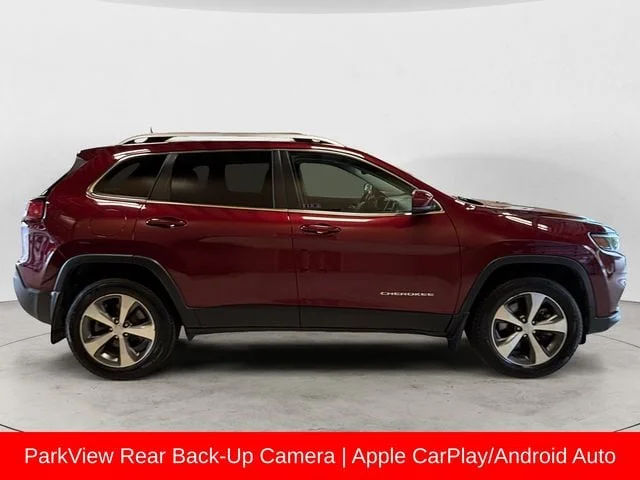 Used 2021 Velvet Red Pearlcoat Jeep Limited image 7
