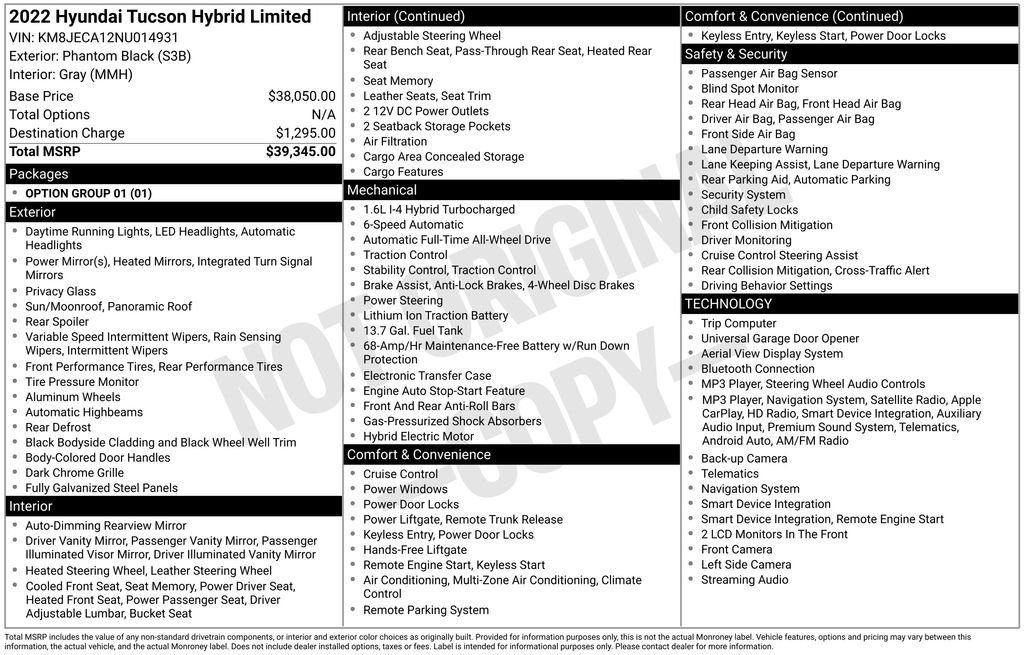 Used 2022 Black Hyundai Limited image 3