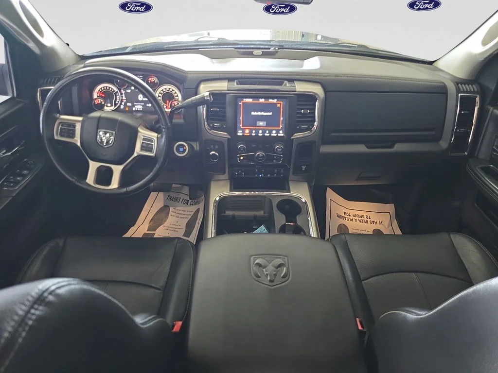 Used 2018 Brilliant Black Crystal Pearlcoat Ram Laramie image 9