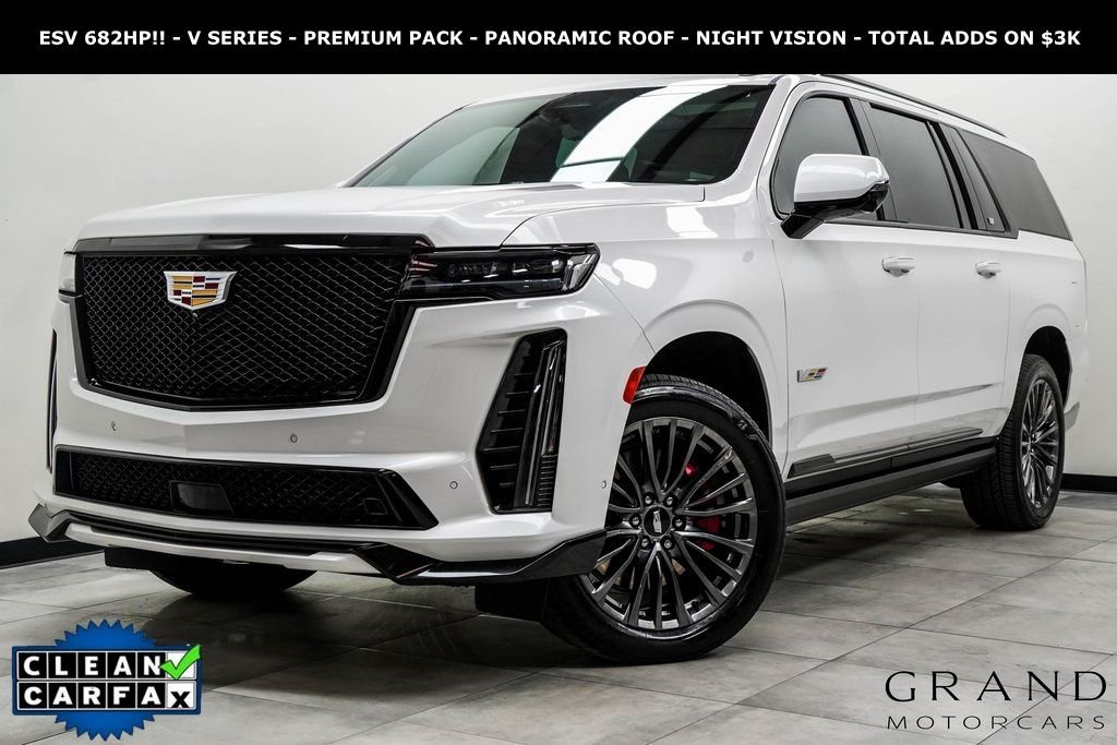 Used 2023 White Cadillac V-Series image 1