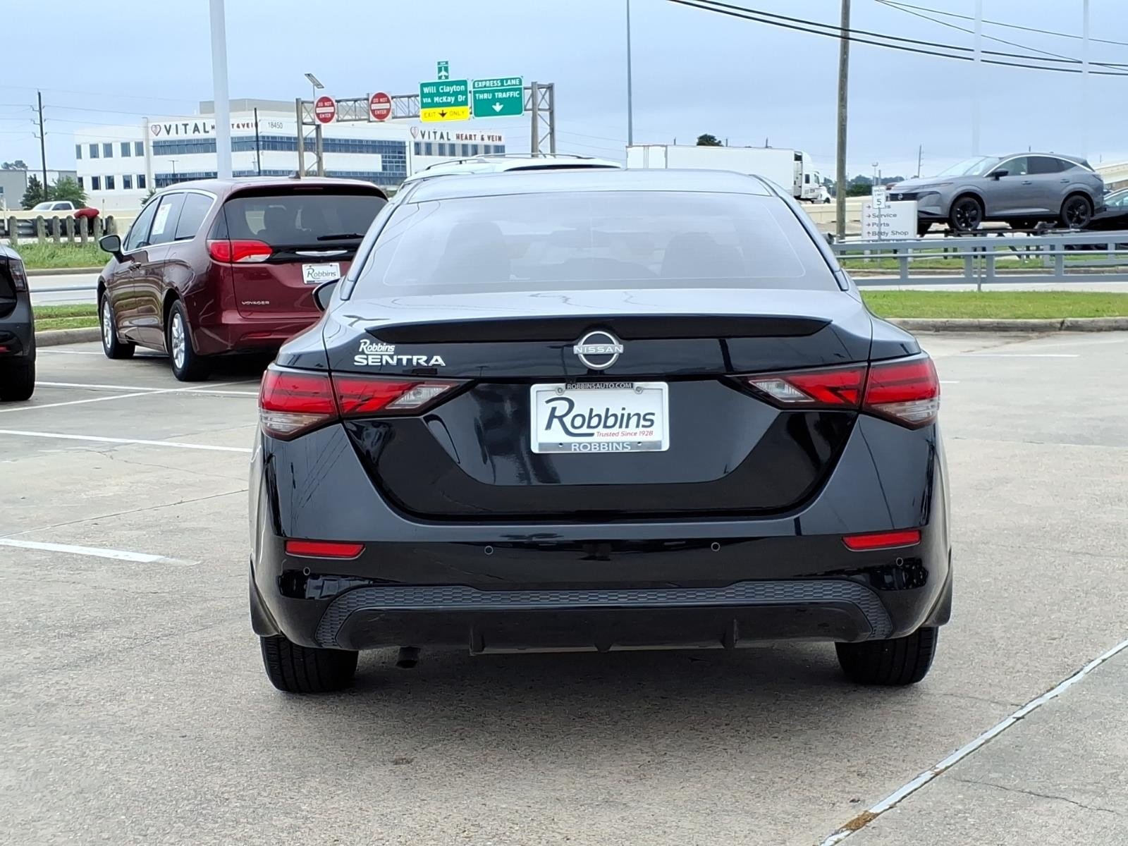 2025 Nissan Sentra S Black at Robbins Nissan