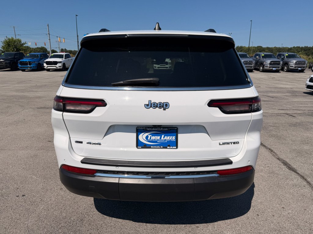 Used 2021 Bright White Clearcoat Jeep Limited image 7