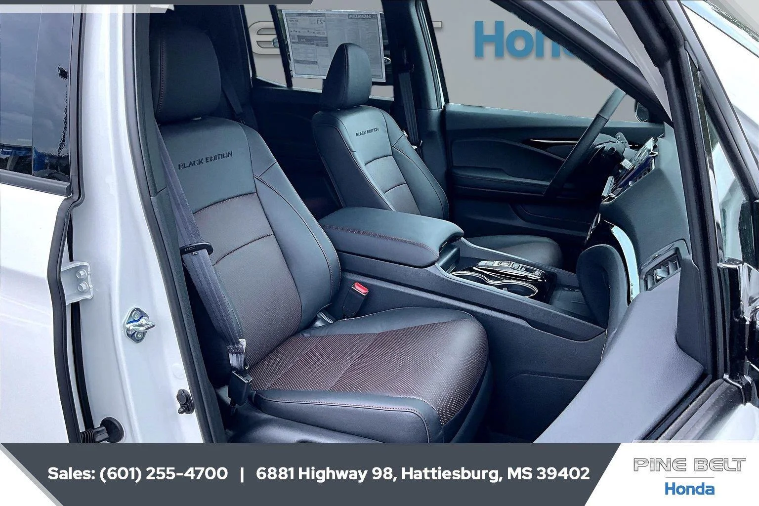 New 2026 Platinum White Pearl Honda Black Edition image 9