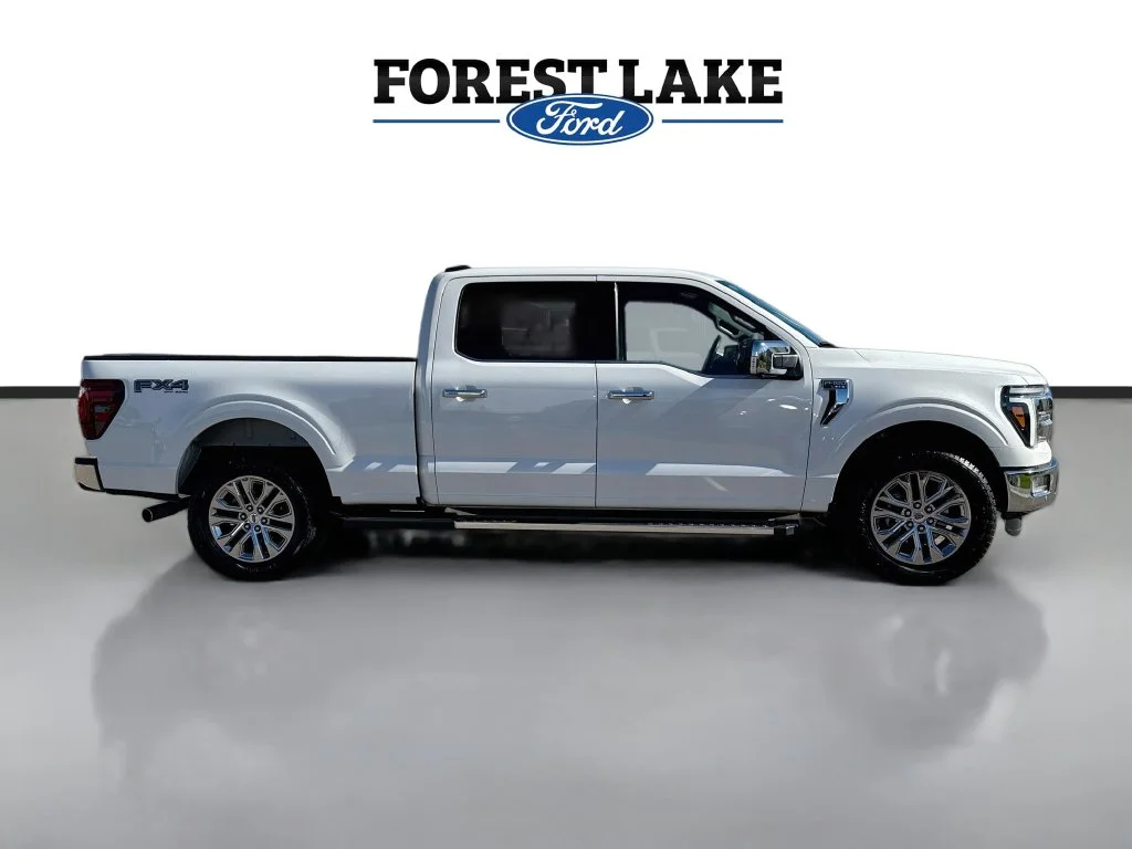 Certified Used 2024 White Metallic Ford Lariat image 8
