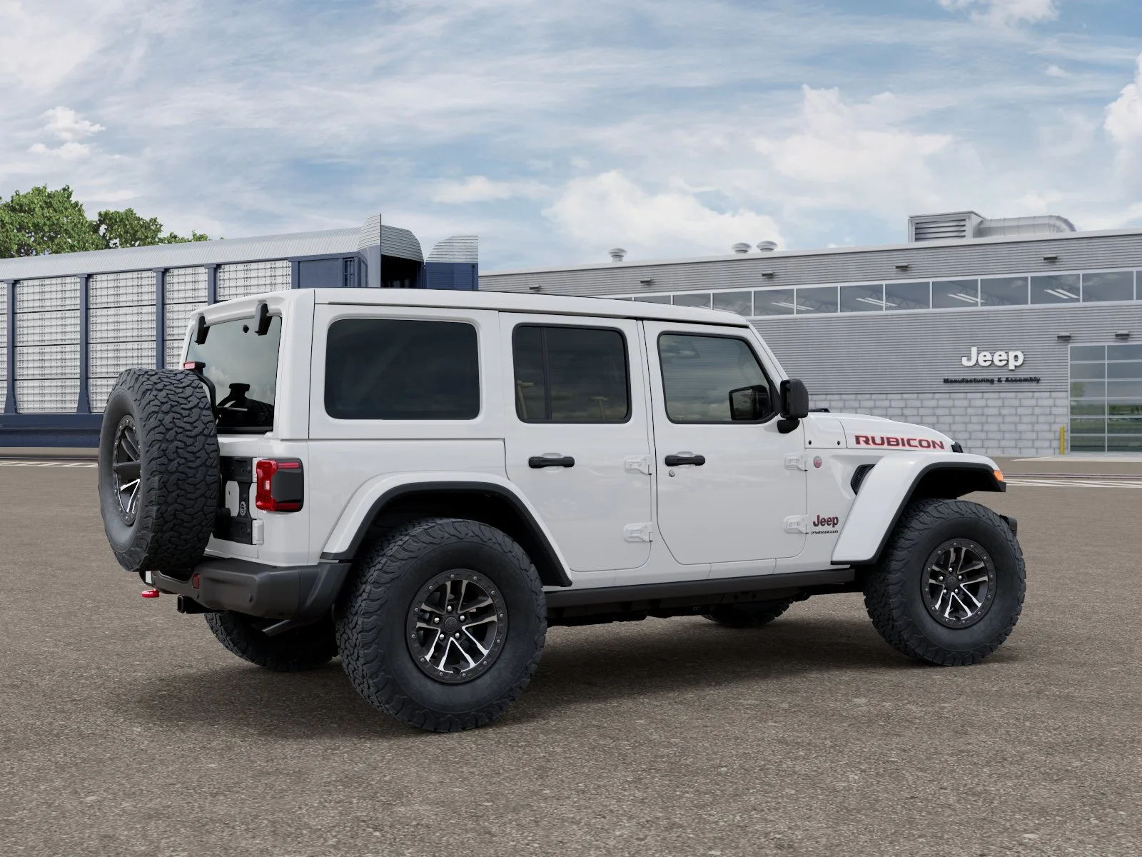 New 2026 Bright White Clearcoat Jeep Rubicon X image 2