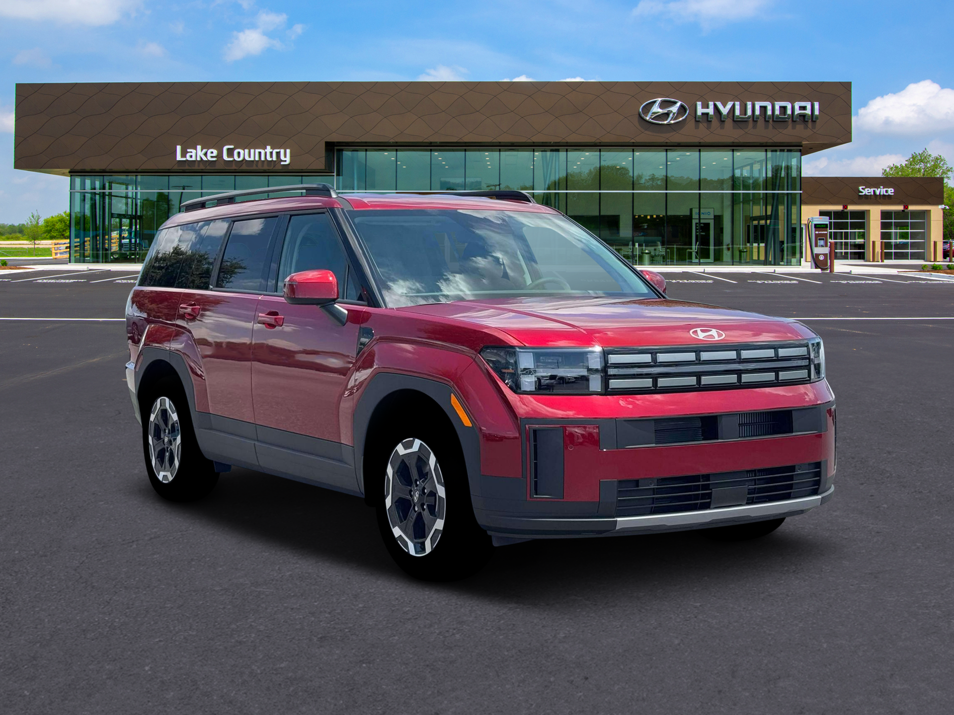 New 2026 Red Hyundai SEL AWD image 11