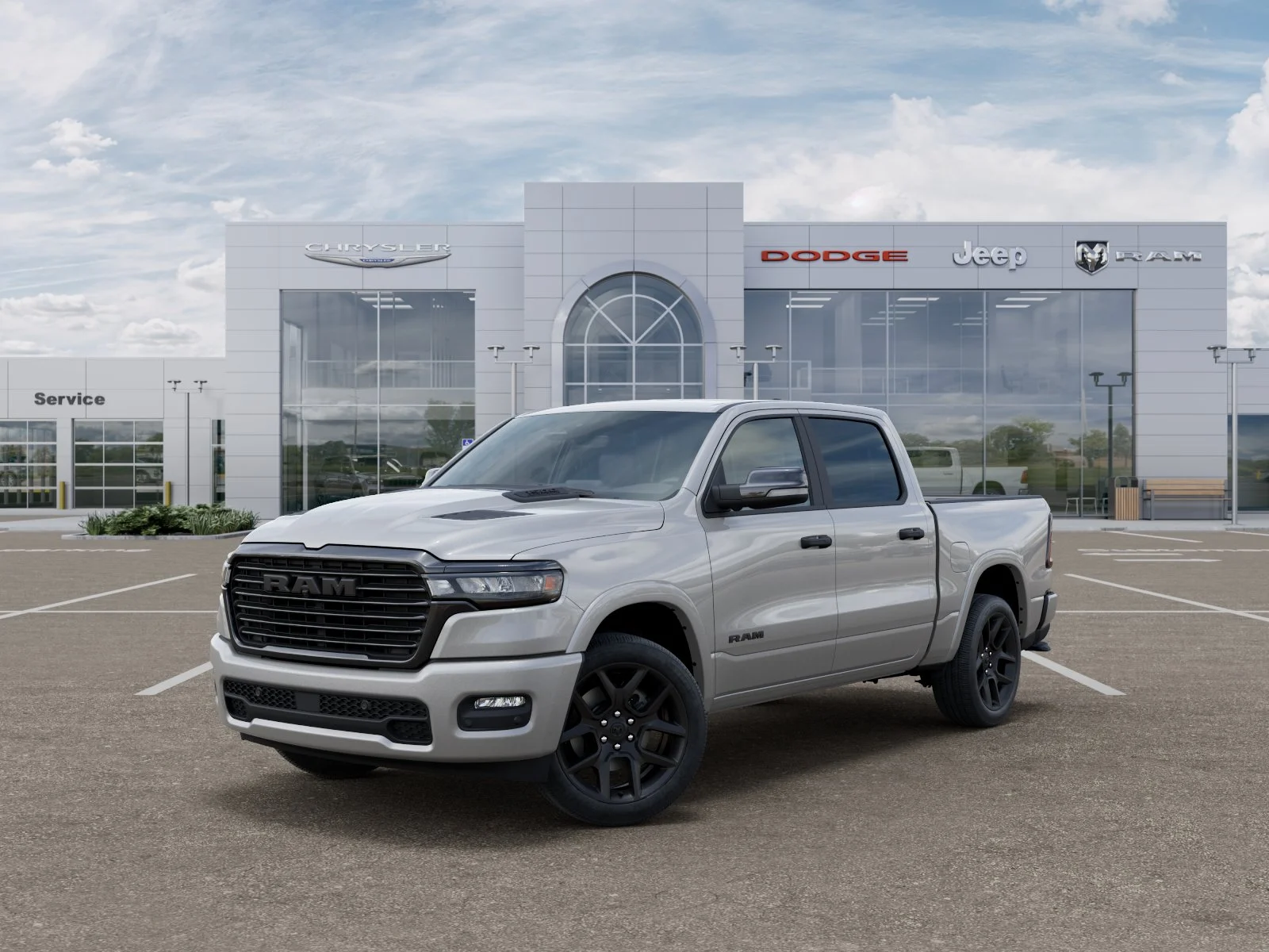 New 2026 Silver Zynith Exterior Paint RAM Laramie image 29