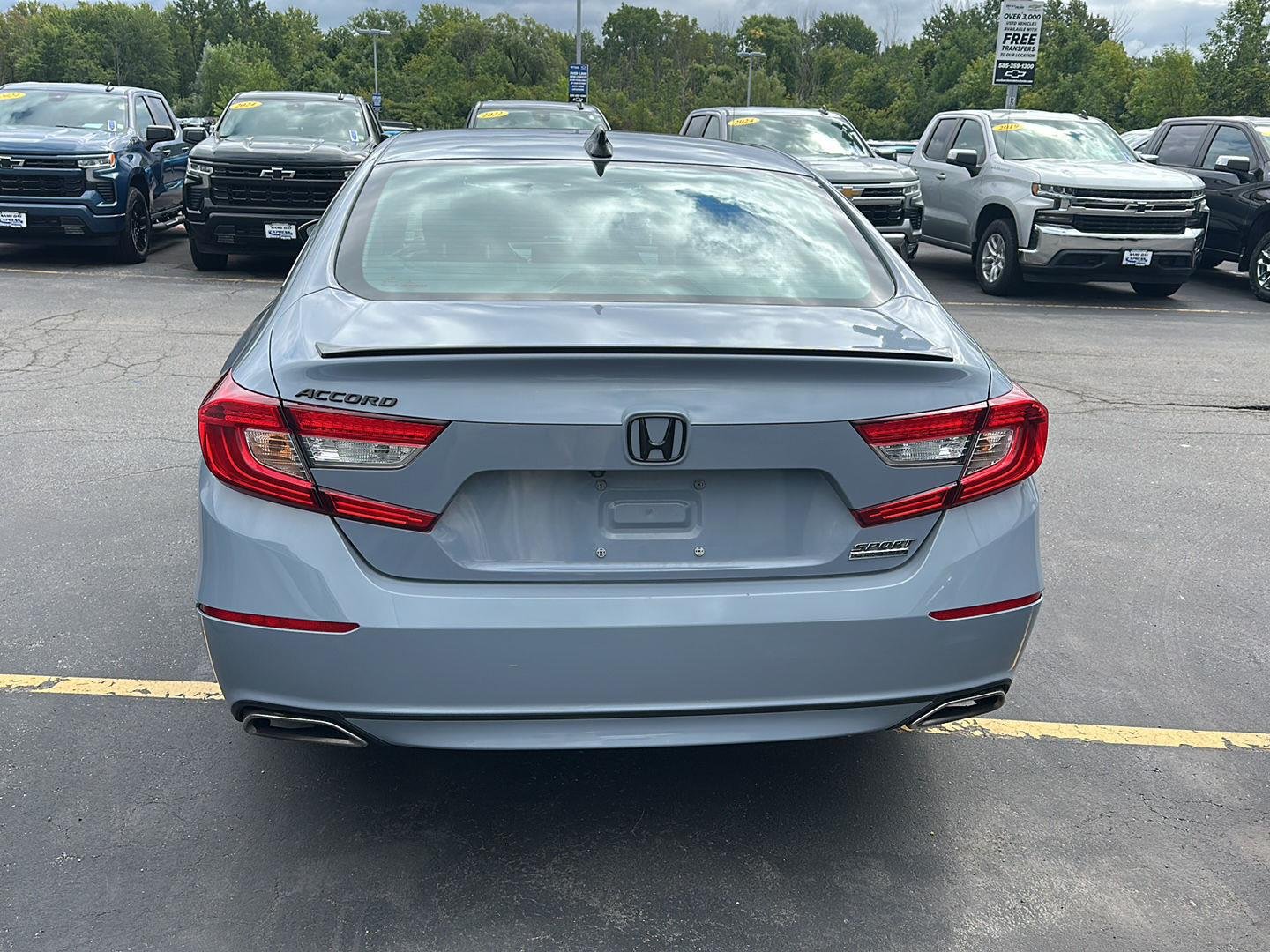 Used 2021 Sonic Gray Pearl Honda Sport SE image 3