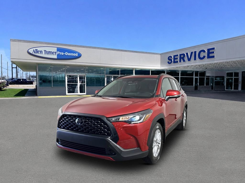 Used 2024 Barcelona Red Metallic Toyota LE image 4