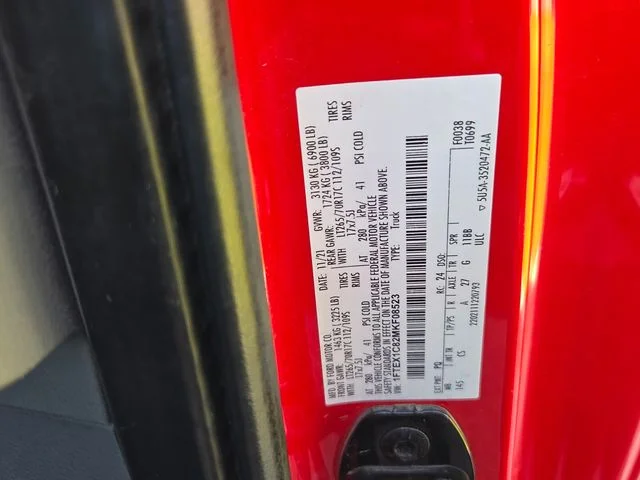 Used 2021 Red Ford XL image 6