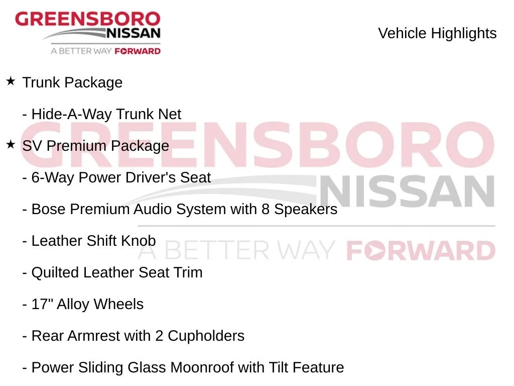 Used 2025 Black Nissan SV image 9