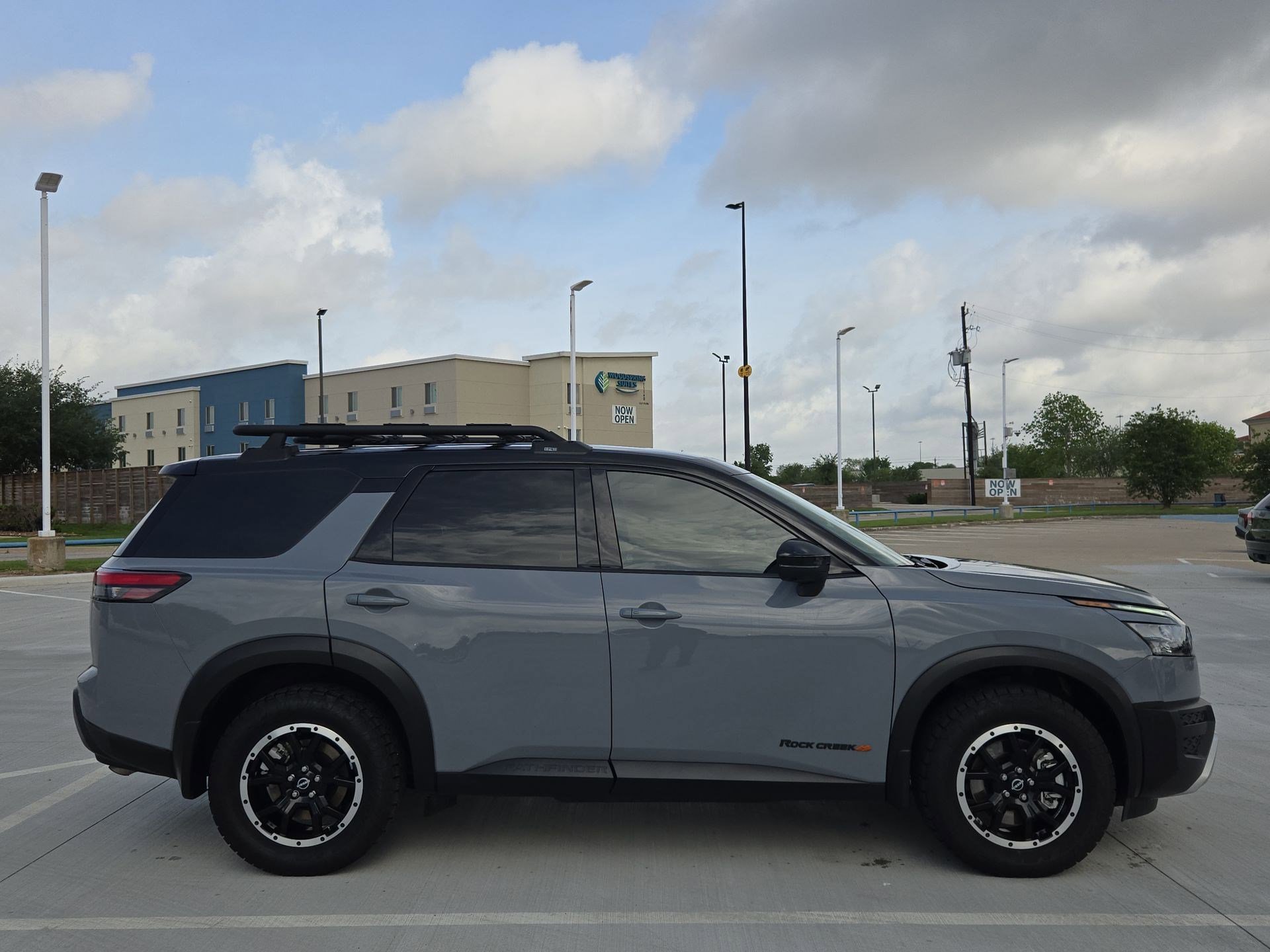 Used 2025 Solid Gray/Super Black Nissan Rock Creek image 2