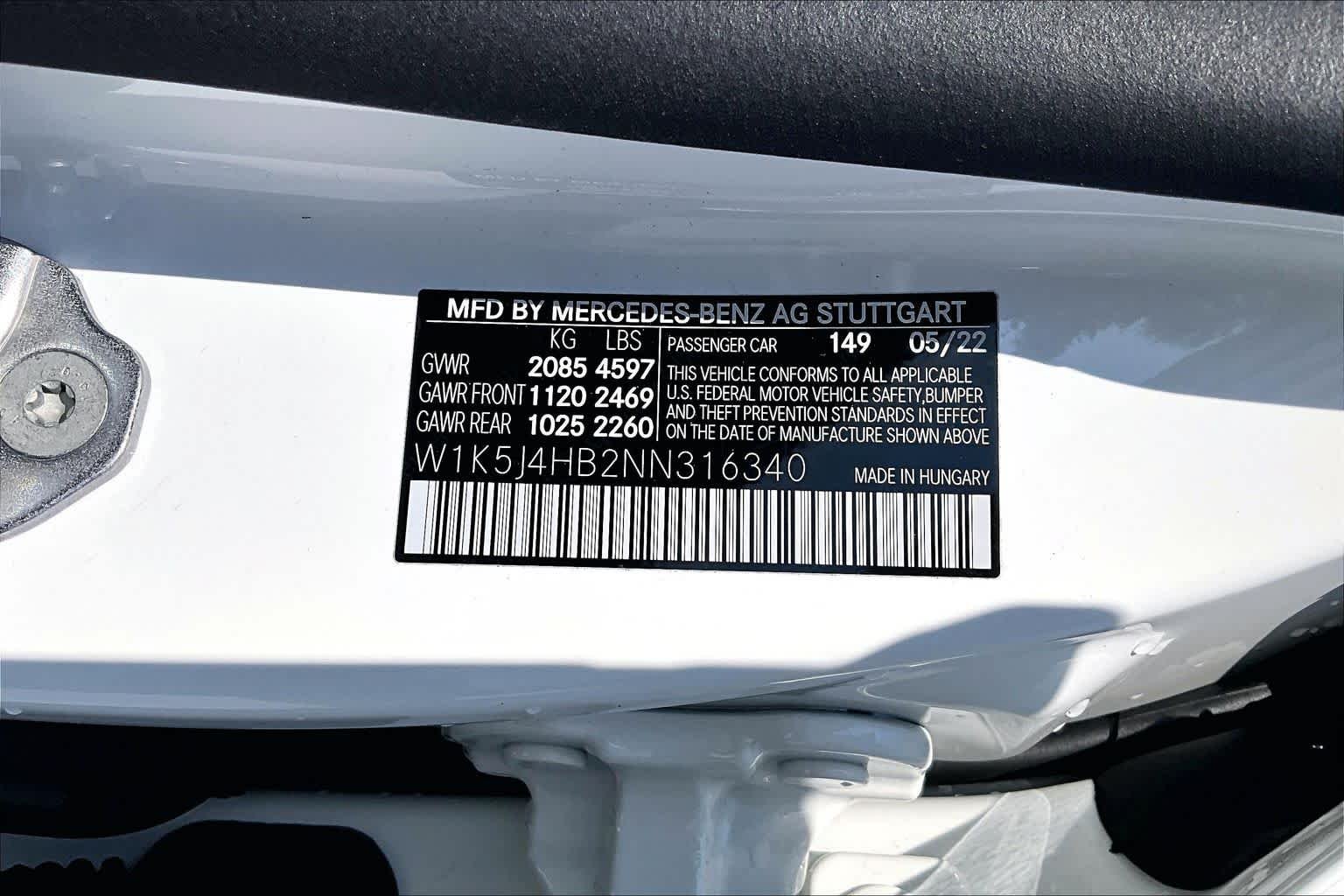 Used 2022 Polar White Mercedes-Benz CLA 250 image 32