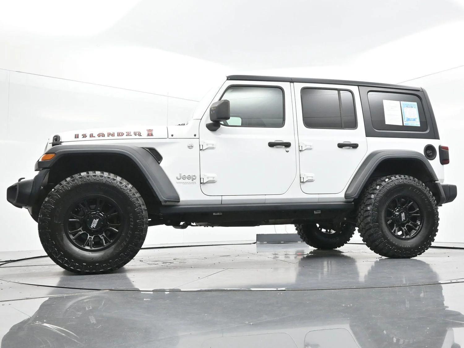 Used 2021 Bright White Clearcoat Jeep Unlimited Islander image 46