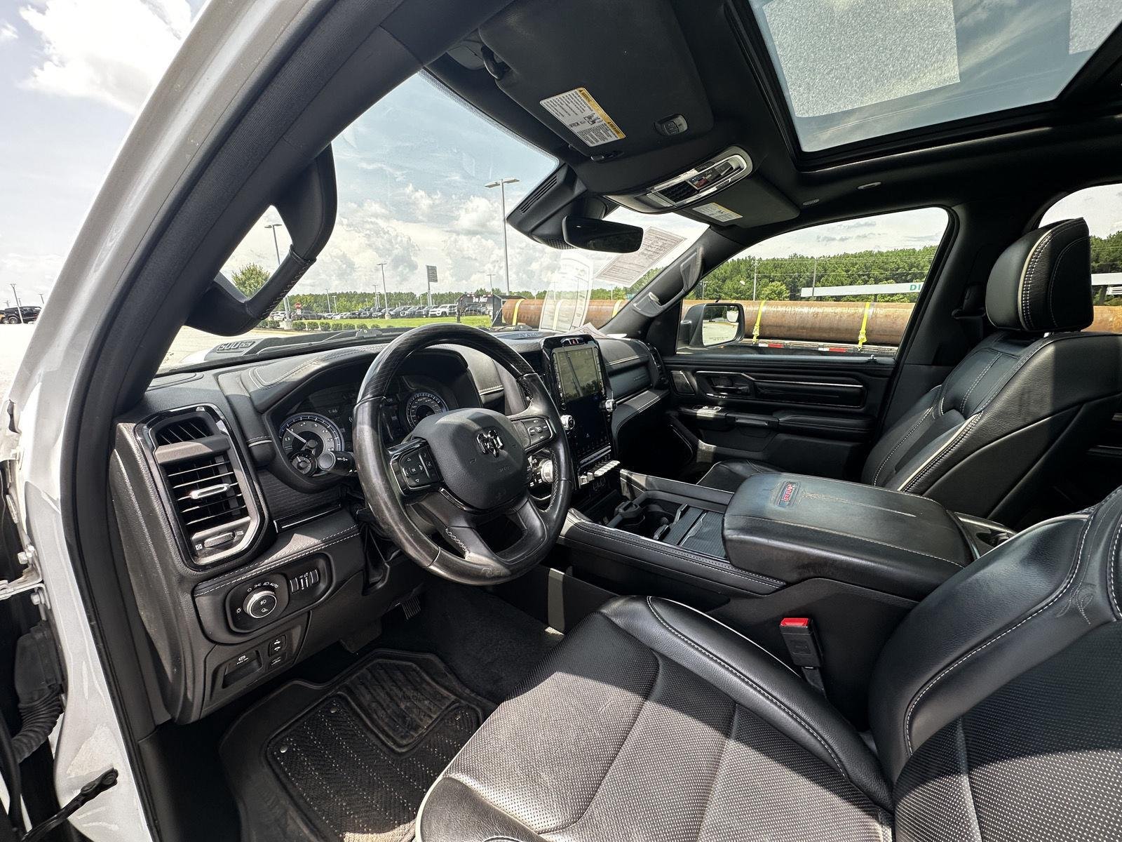 Used 2022 Bright White Clearcoat Ram Limited image 9