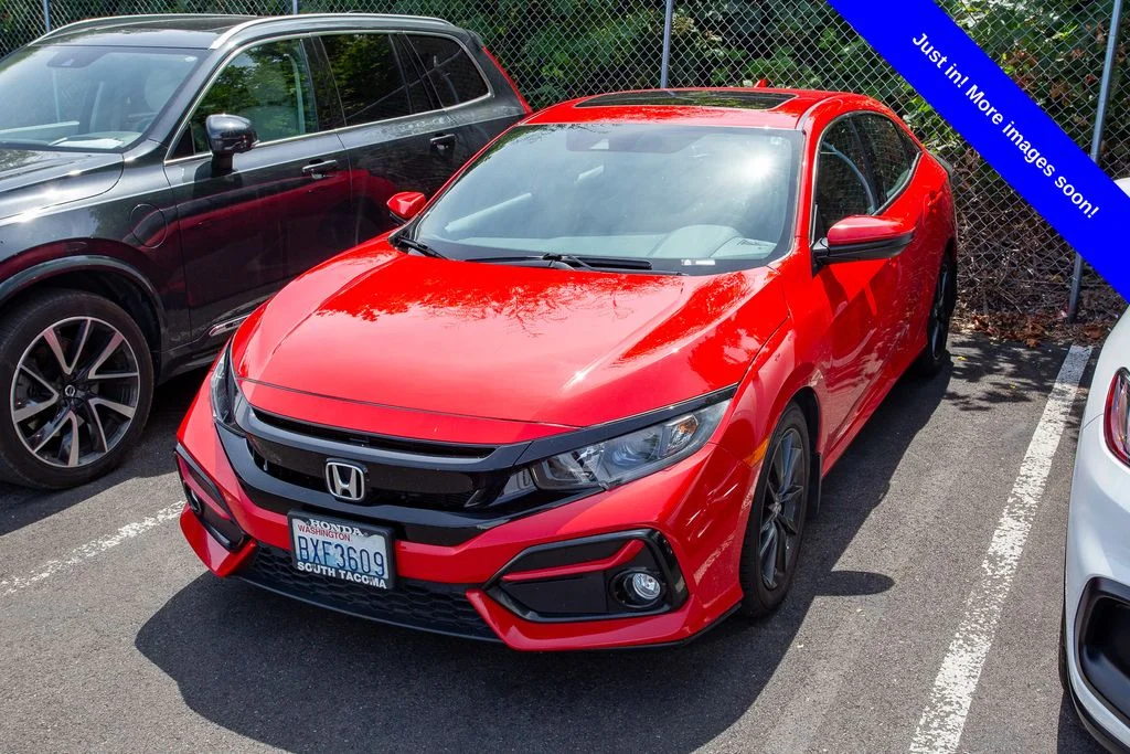 Certified Used 2021 Rallye Red Honda EX image 1