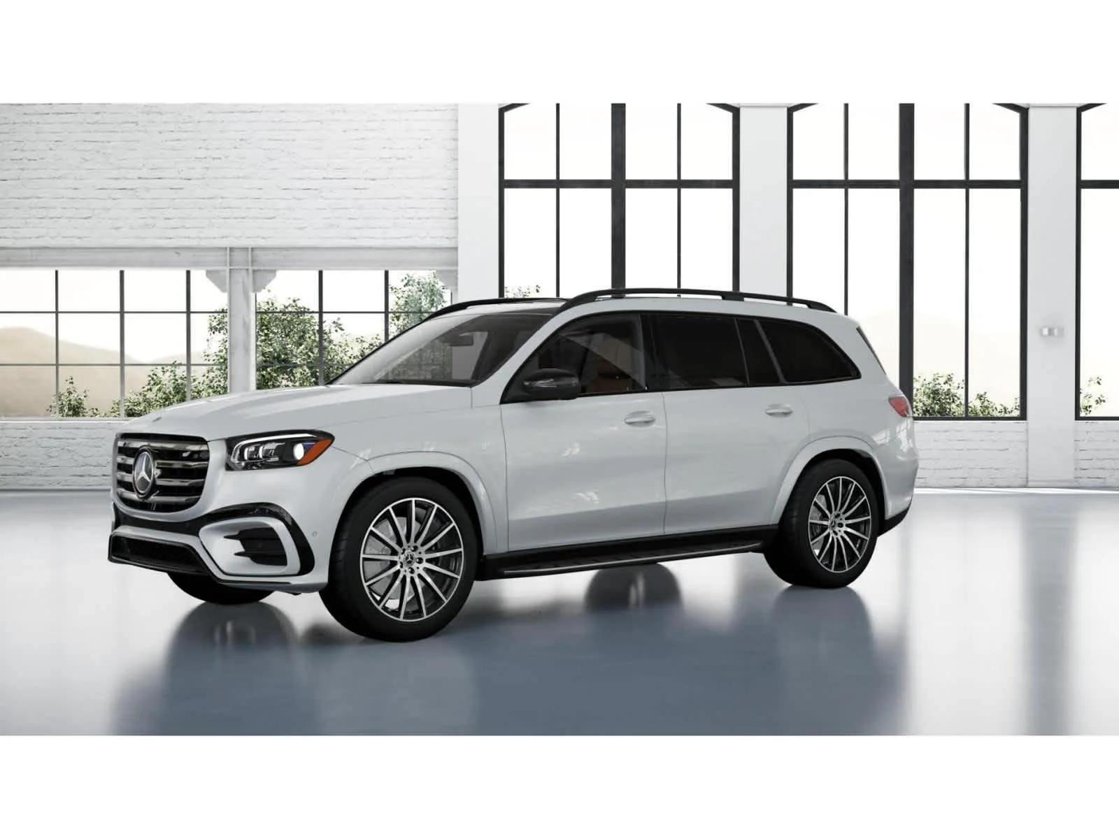 Used 2024 MANUFAKTUR Moonlight White Metallic Mercedes-Benz GLS 450 image 37