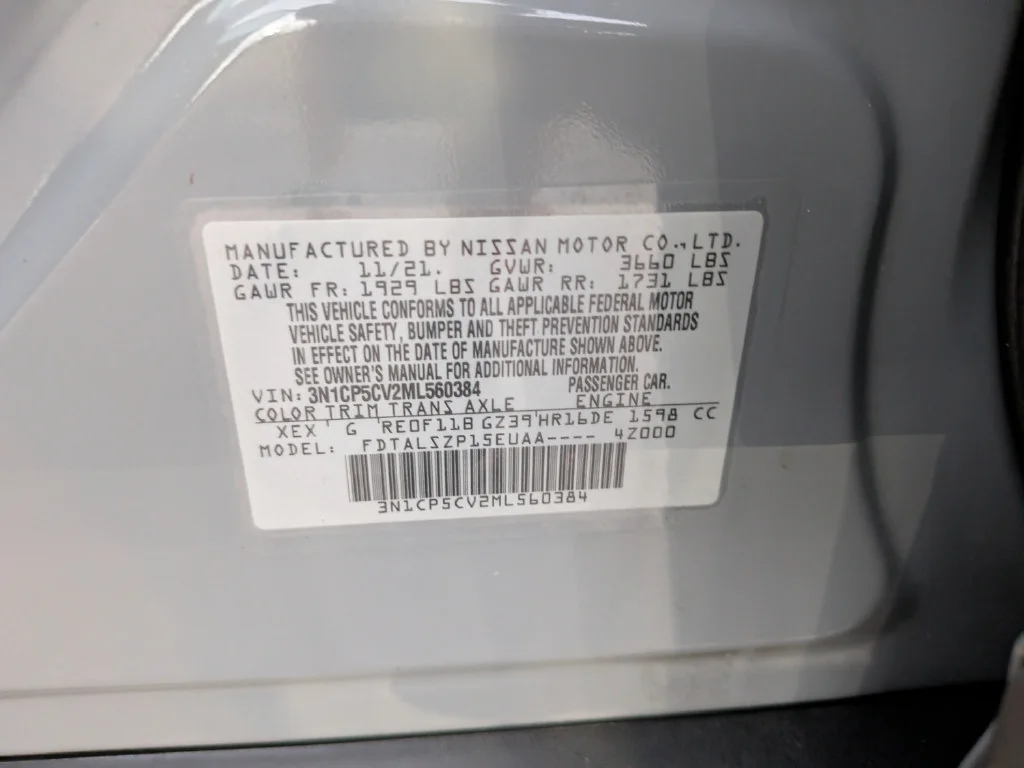 Certified Used 2021 Gray Nissan SV image 38