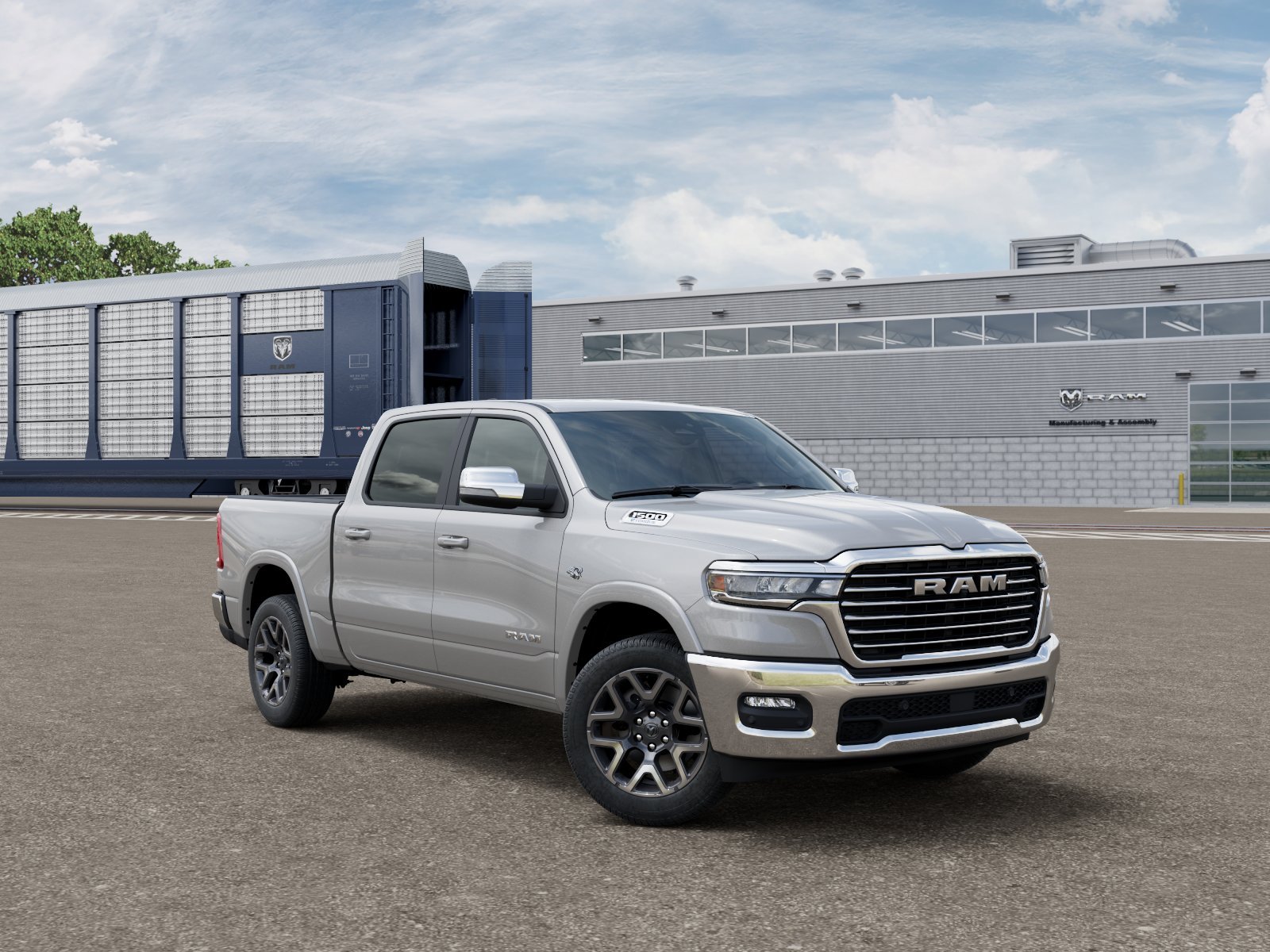 New 2026 Silver Zynith Exterior Paint RAM LARAMIE image 3