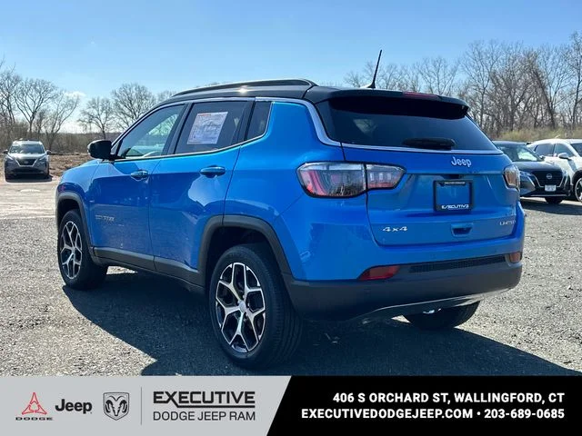 Used 2024 Blue Jeep Limited image 4