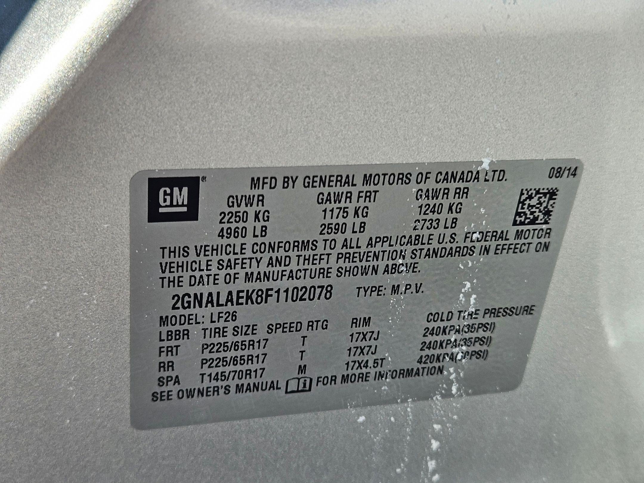 Certified Used 2015 SILVER ICE METALLIC Chevrolet LS image 25