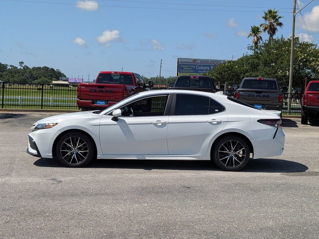 Used 2022 White Toyota SE image 2