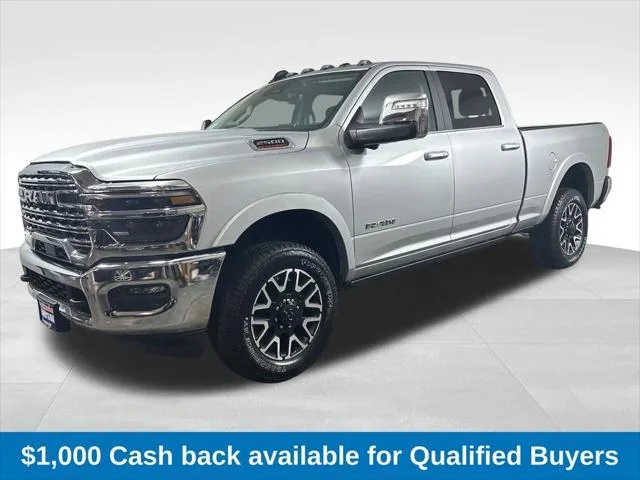 New 2026 Silver-Zynith Exterior Paint RAM Limited Longhorn image 2