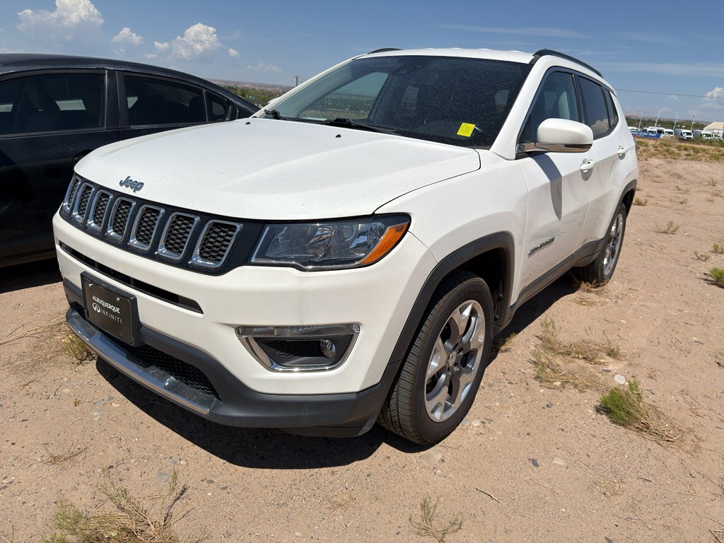 Used 2021 White Clearcoat Jeep Limited image 1