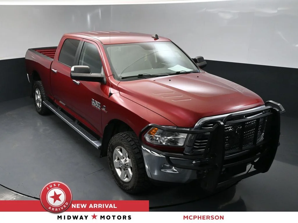 Used 2015 Deep Cherry Red Crystal Ram Big Horn image 1