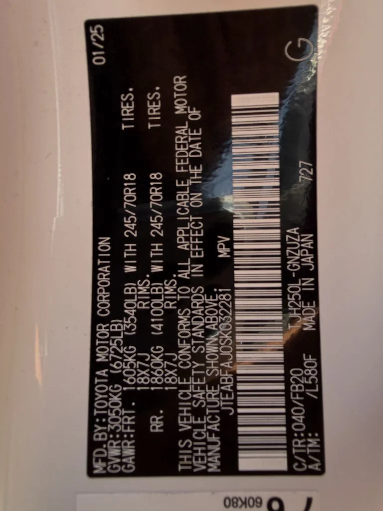 Used 2025 White Toyota 1958 image 28