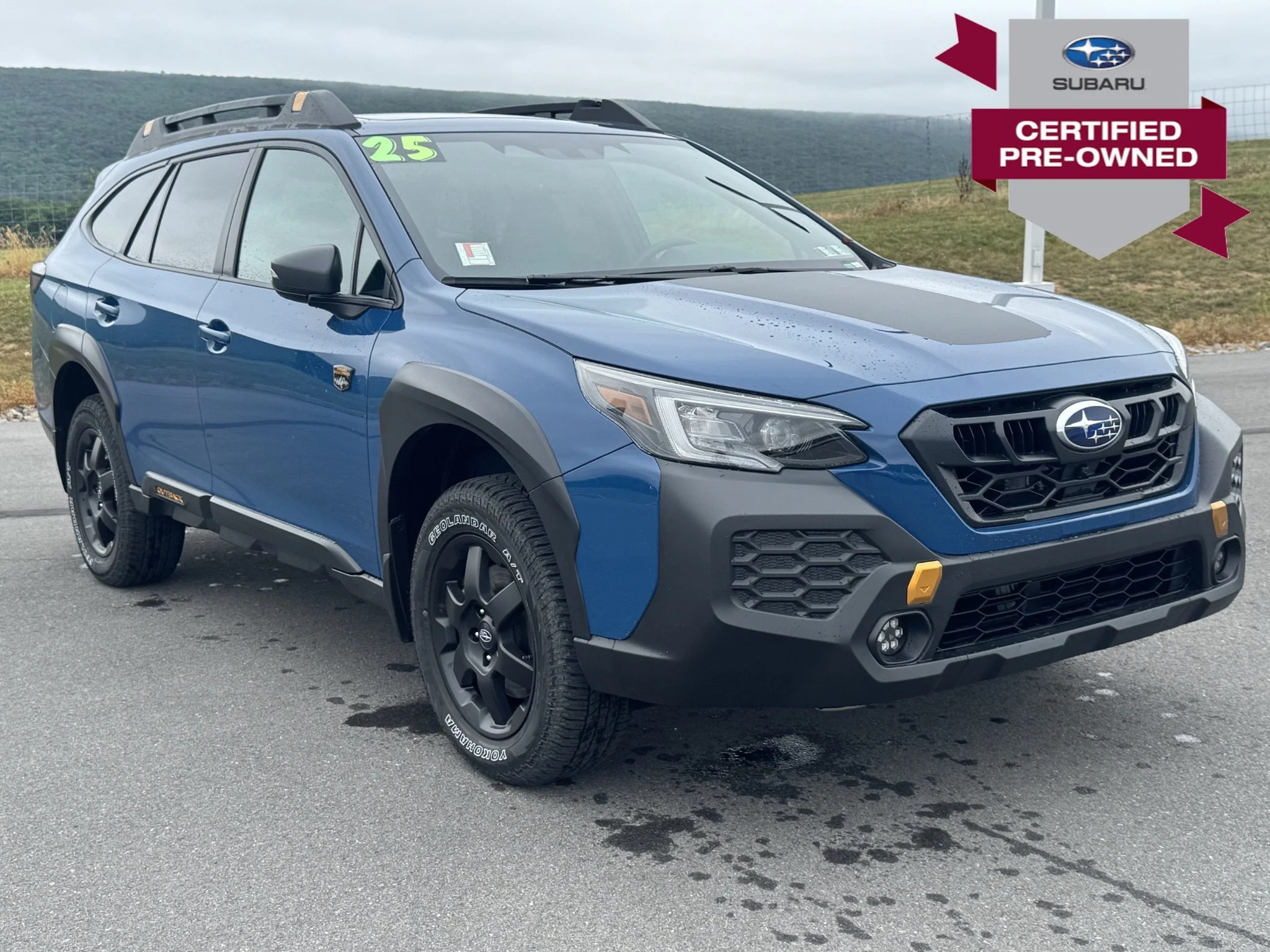 Used 2025 Geyser Blue Subaru Wilderness image 1